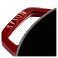 Cocotte 22 cm, rund, Grenadine-Rot, Gusseisen
