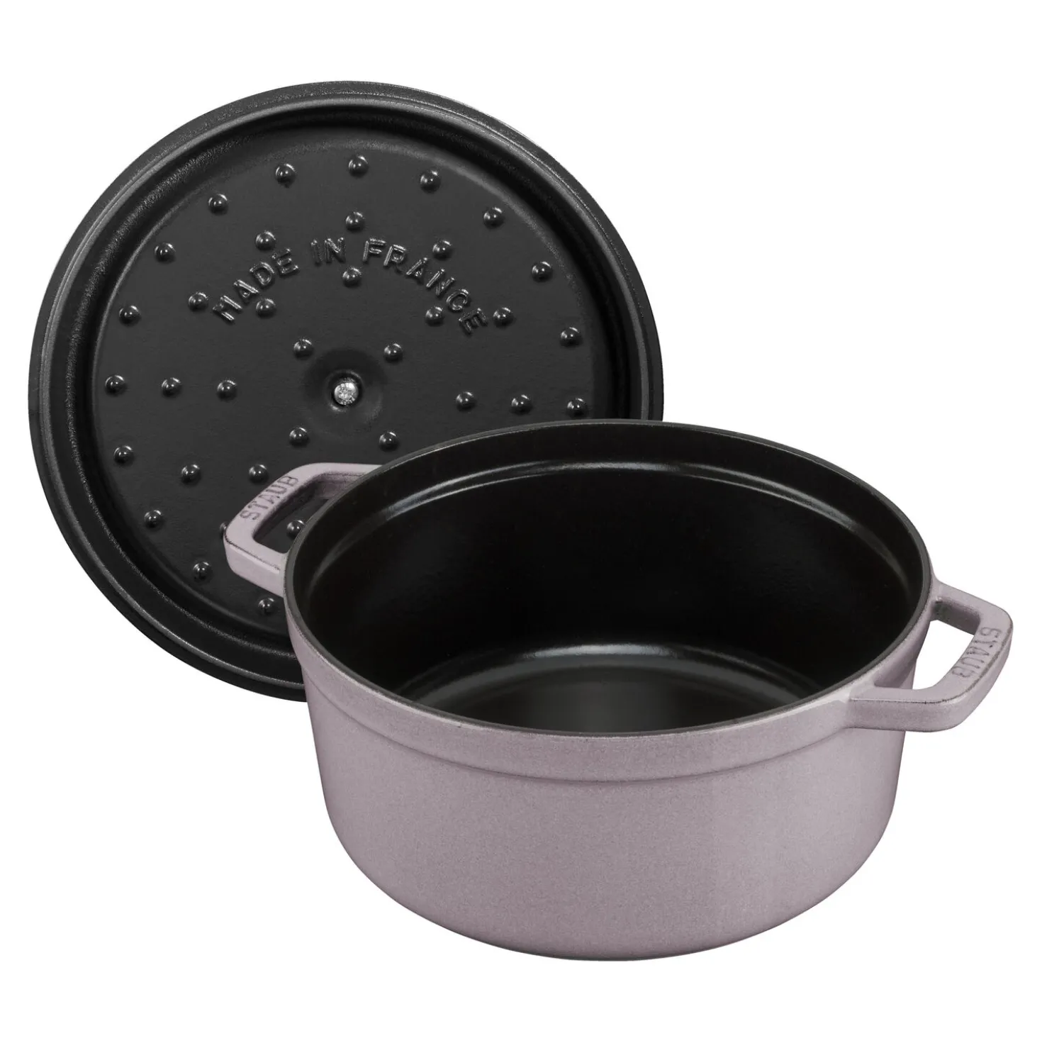 Cocotte 24 cm, rund, Kirschblüte, Gusseisen