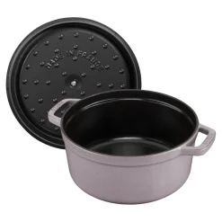 Cocotte 20 cm, rund, Kirschblüte, Gusseisen
