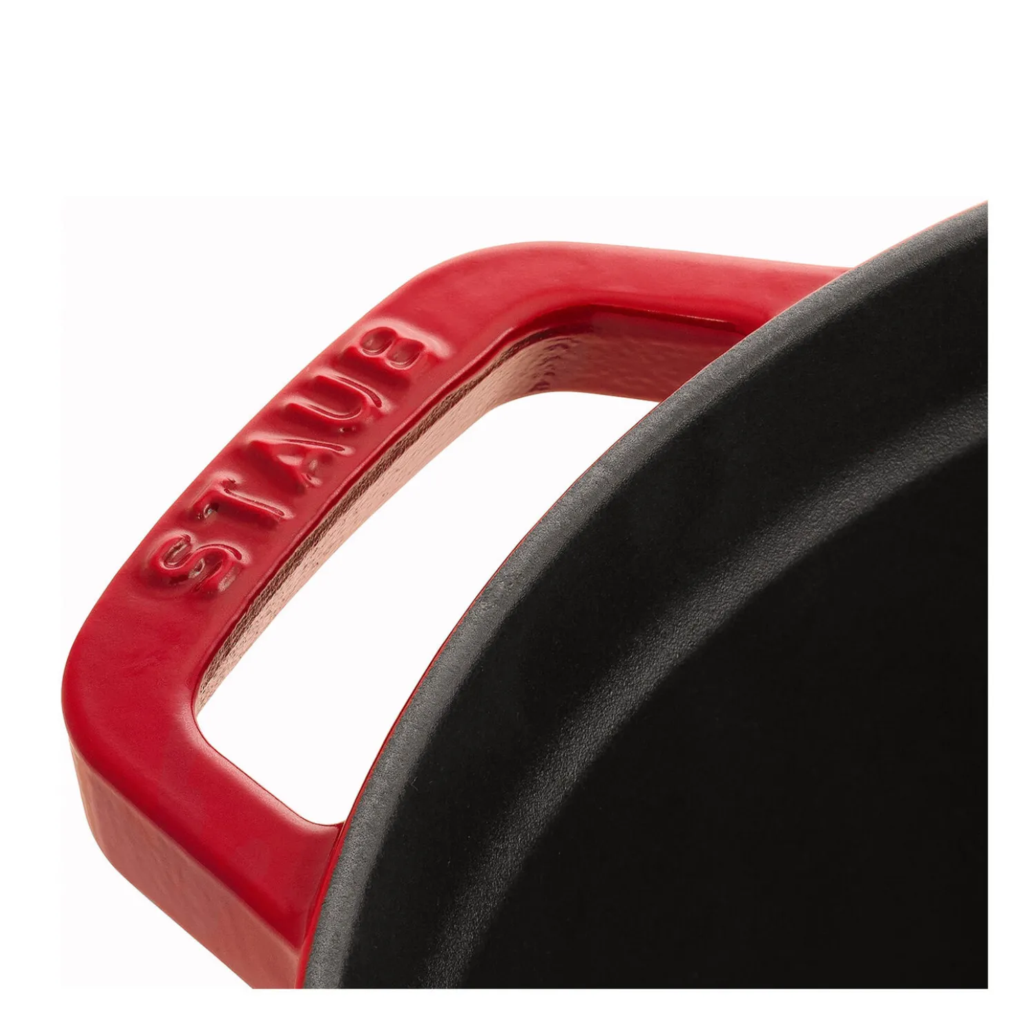 Cocotte 18 cm, rund, Kirsch-Rot, Gusseisen