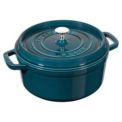 Cocotte 22 cm, rund, La-Mer, Gusseisen