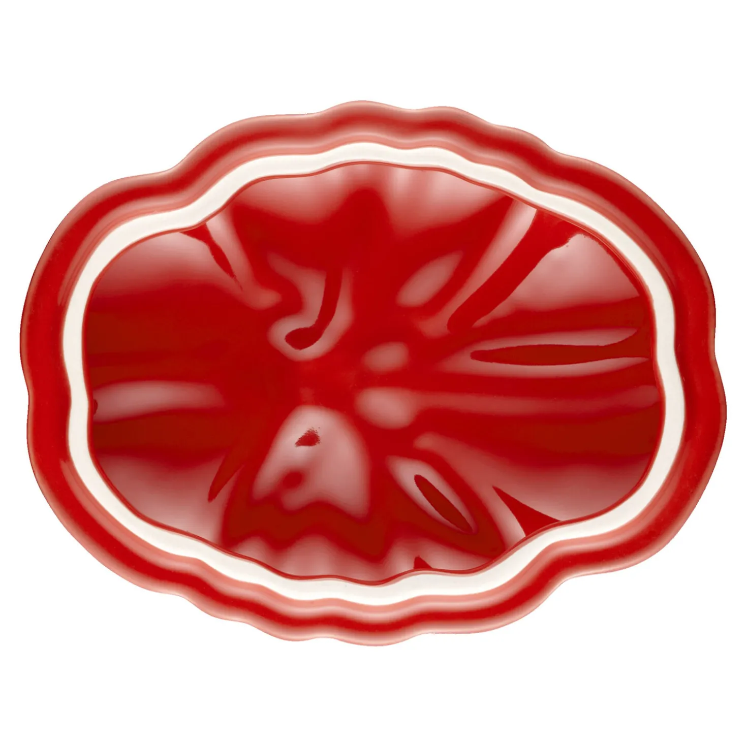 Cocotte 16 cm, Tomate, Kirsch-Rot, Keramik
