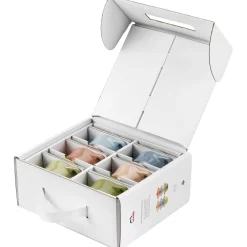 Cocotte Set Macaron 6-tlg, rund, Keramik