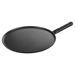Cr&ecirc;pes-Pfanne 30 cm, rund, Glänzend-Schwarz, Gusseisen
