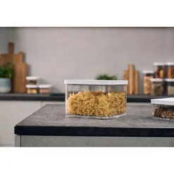 CUBE Box 2L / 21 cm, Transparent-Weiß