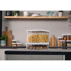 CUBE Box 2L / 21 cm, Transparent-Weiß
