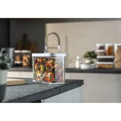 CUBE Box 2M / 21 cm, Transparent-Weiß