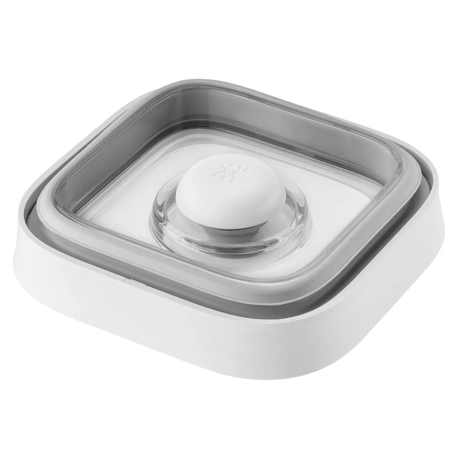 CUBE Box 4S / 11 cm, Transparent-Weiß