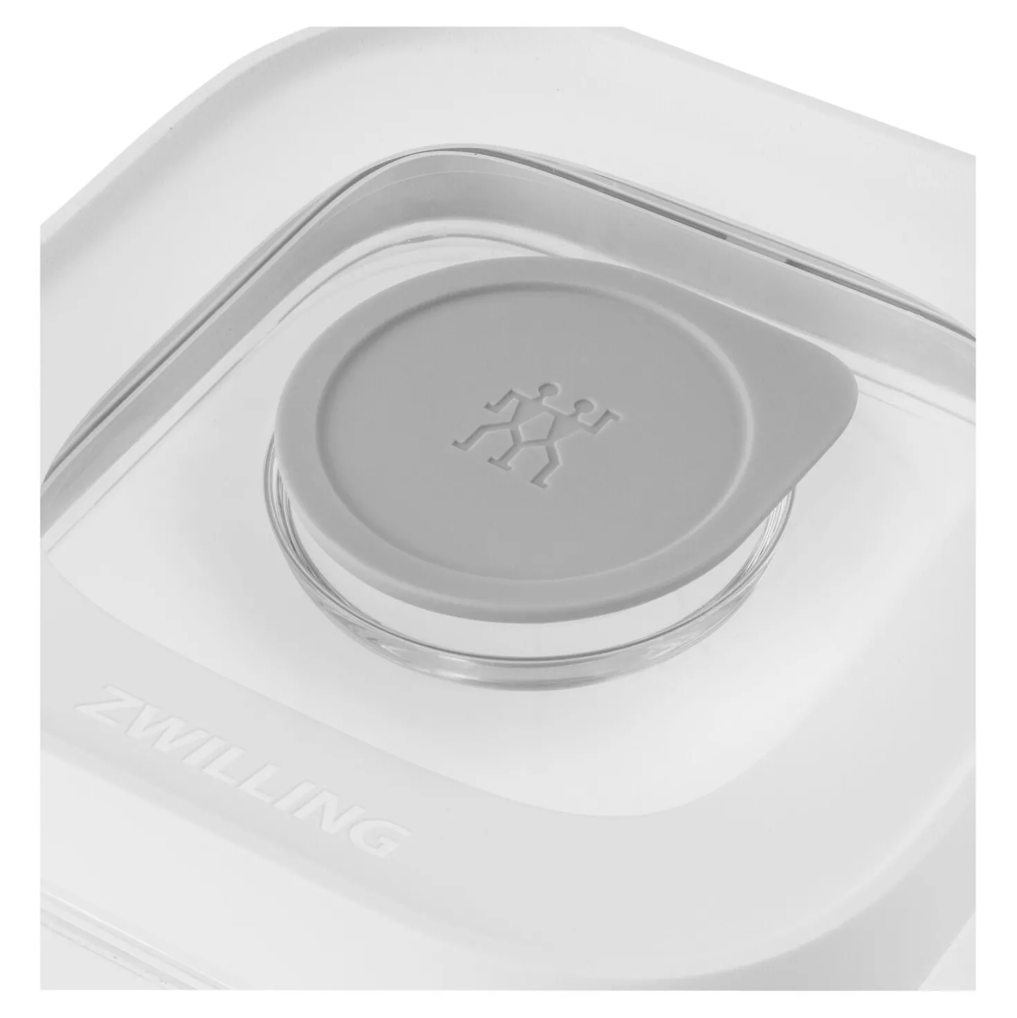 CUBE Box 4S / 11 cm, Transparent-Weiß