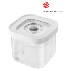 CUBE Box S / 11 cm, Transparent-Weiß