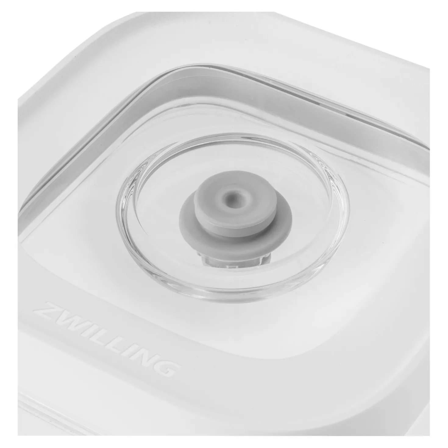 CUBE Box S / 11 cm, Transparent-Weiß