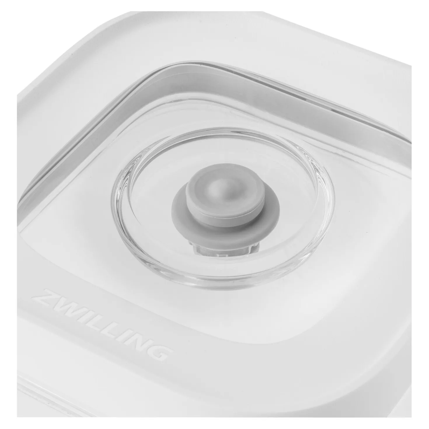 CUBE Box S / 11 cm, Transparent-Weiß