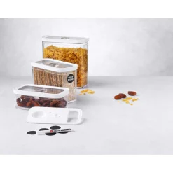 CUBE Set, M / 5-tlg, Transparent-Weiß