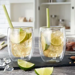 Doppelwandiges Kaffeeglas 200 ml / 2-tlg