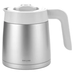 Filterkaffeemaschine, 1,25 l, Silber-Weiß