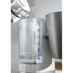 Filterkaffeemaschine, 1,5 l, Silber-Weiß