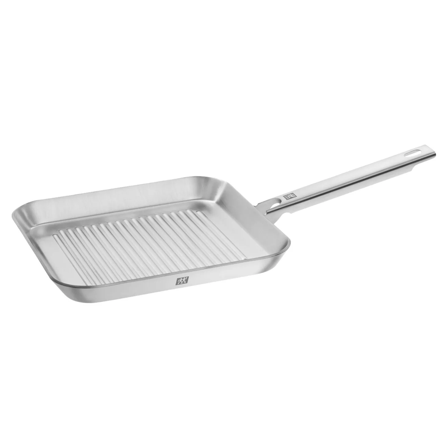 Grillpfanne 24 x 24 cm, 18/10 Edelstahl, Silber