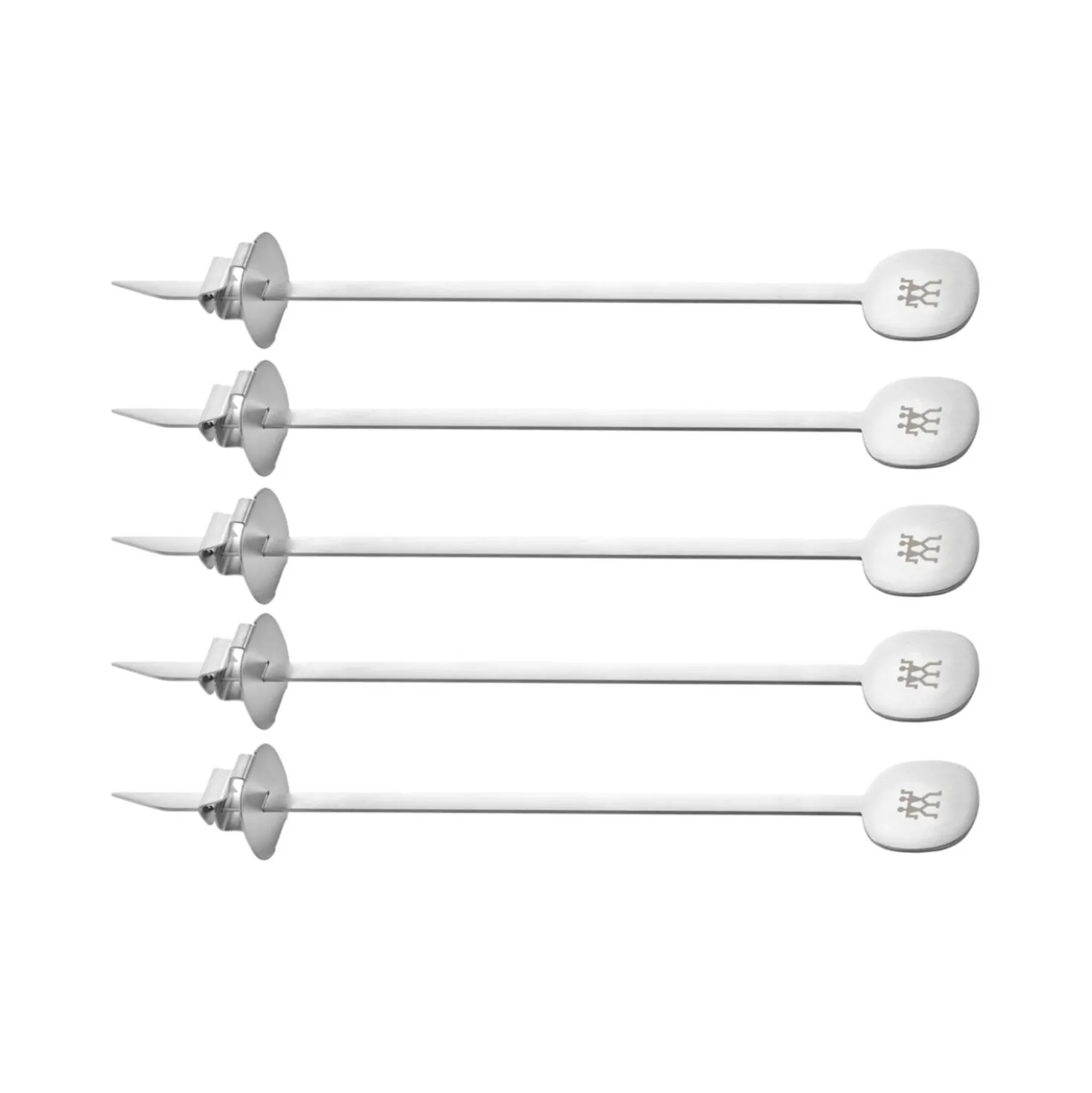 Grillspieße-Set, 5-tlg, Edelstahl