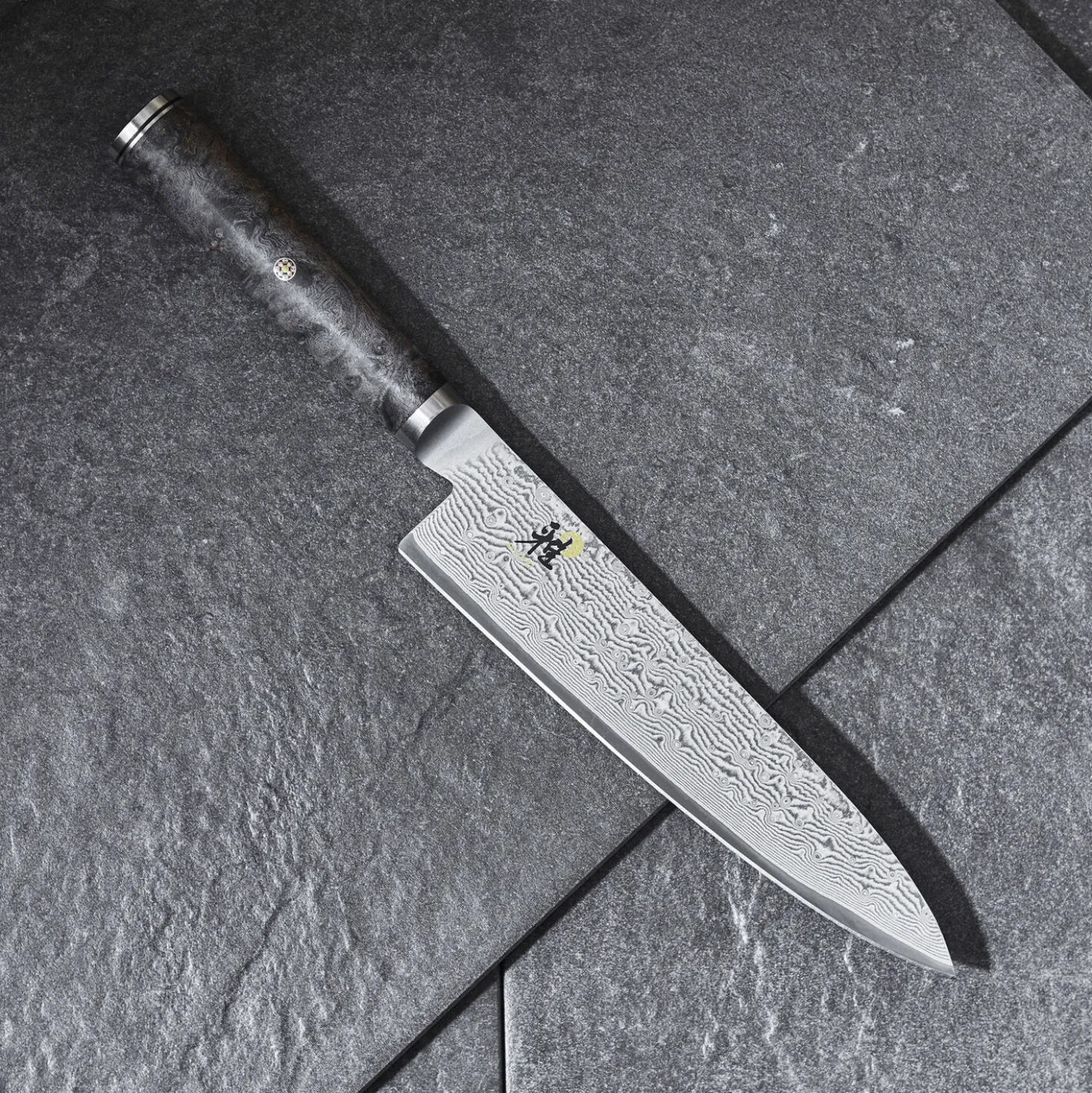 Gyutoh 20 cm, Schwarz-Ahorn
