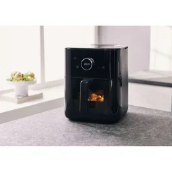 Heißluftfritteuse 6 l, Schwarz