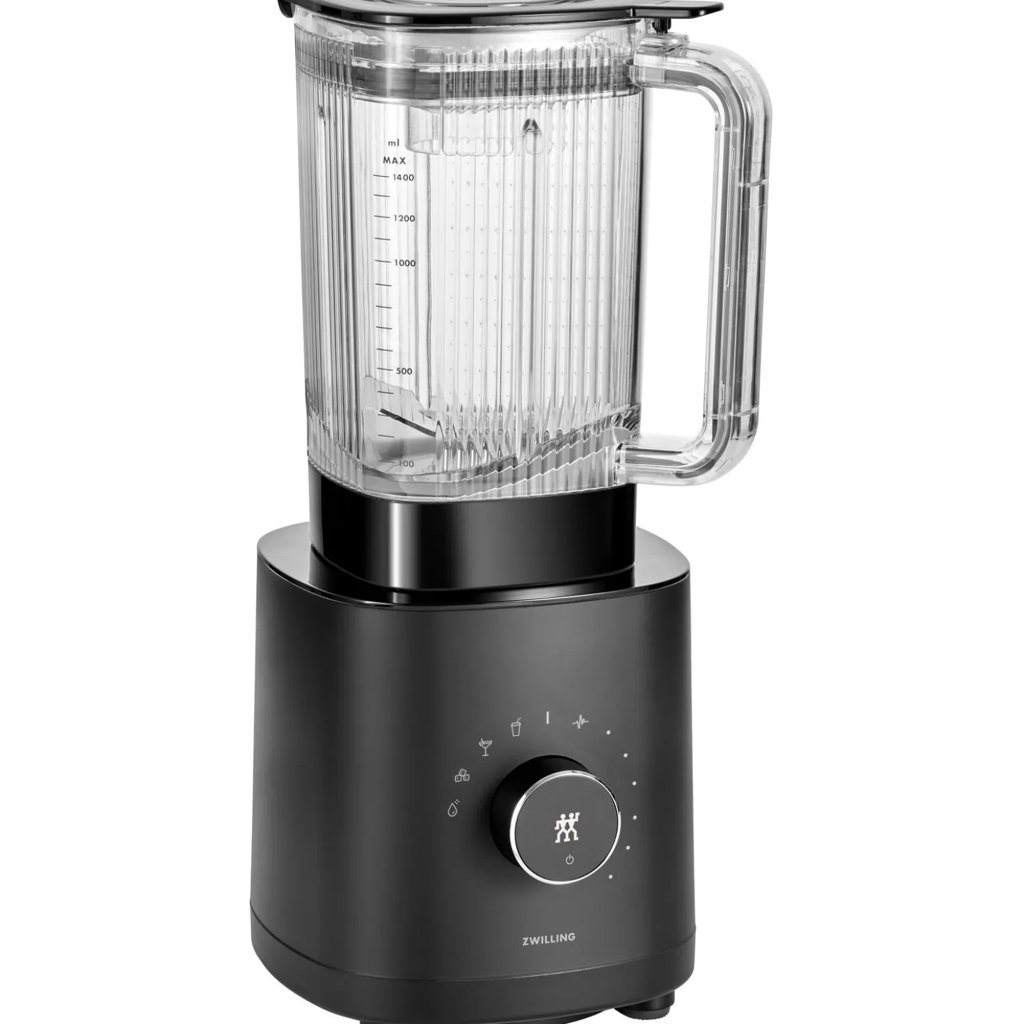 Hochleistungsstandmixer Pro & Food Processor Set, 2-tlg. / 1,8 l/1,2 l, Schwarz