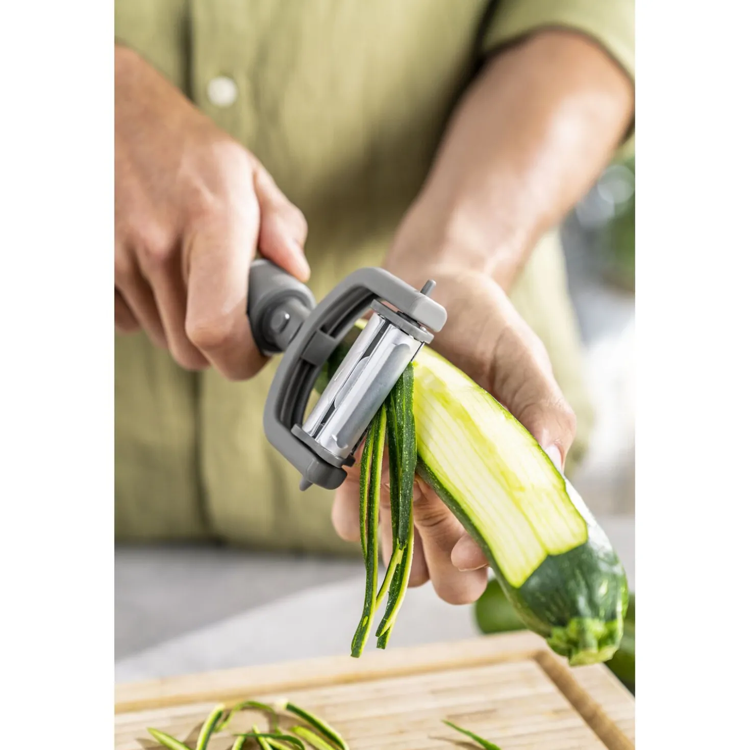 5-in-1 Sparschäler, Grau