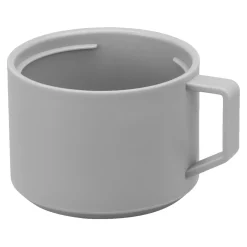 Isolierflasche, 1 l, Edelstahl, Weiß-grau