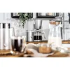 Kaffee Starterset, 5-tlg. / 1,5 l/400 ml/200 ml, Silber-Weiß, Kunststoff/Glas