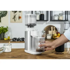 Kaffeemühle, Silber-Weiß