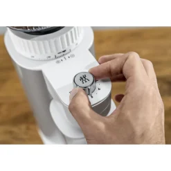 Kaffeemühle, Silber-Weiß