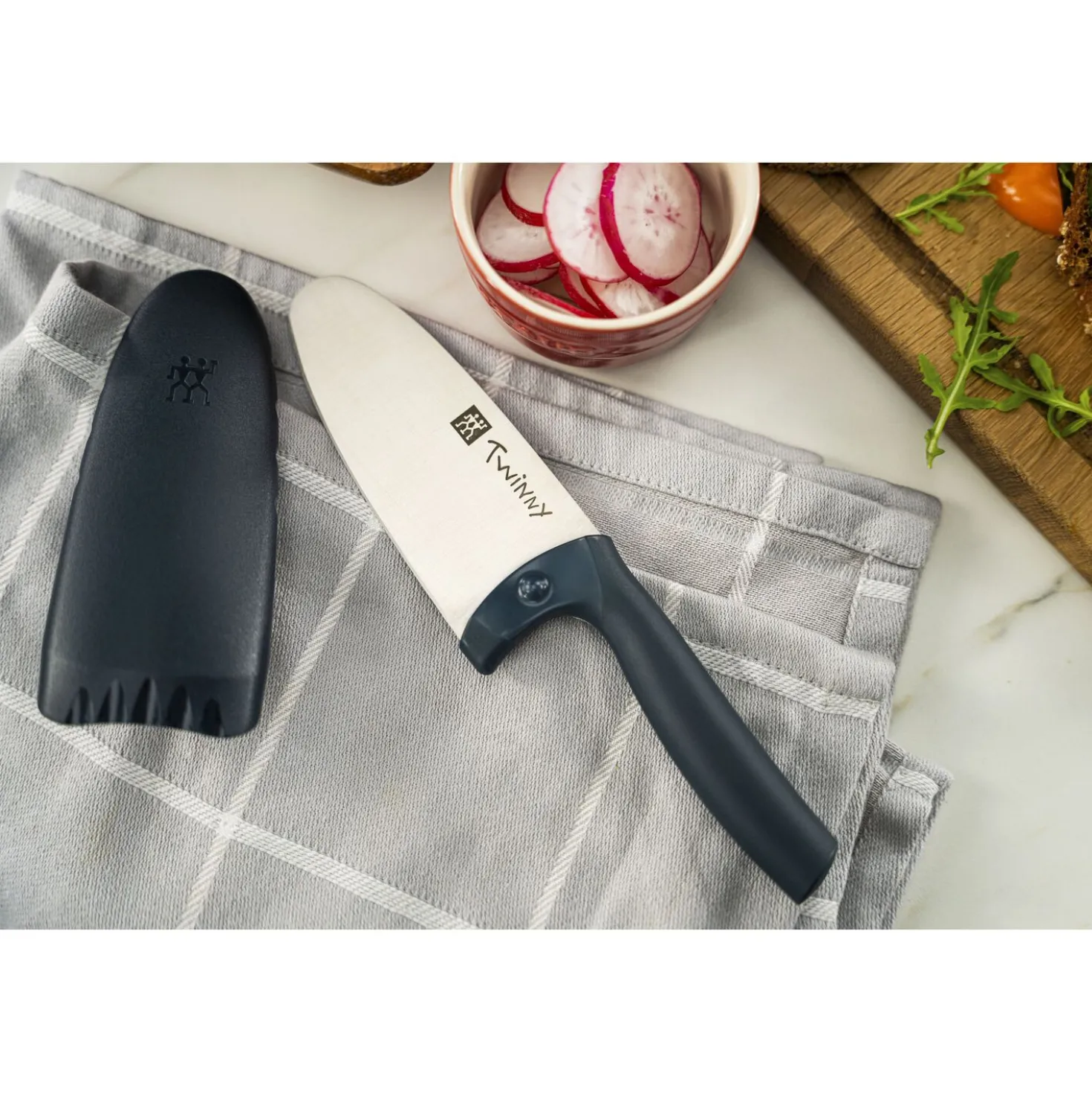 Kochmesser 10 cm, Blau