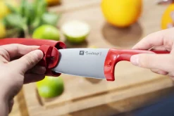 Kochmesser 10 cm, Rot