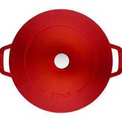Kochtopfset Stackable 3-tlg, rund, Kirsch-Rot, Gusseisen