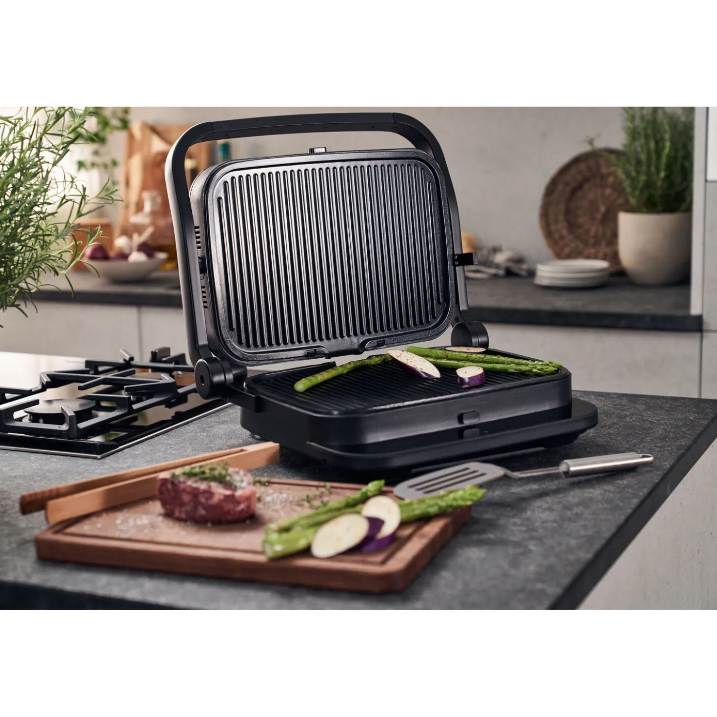 Kontaktgrill, Schwarz