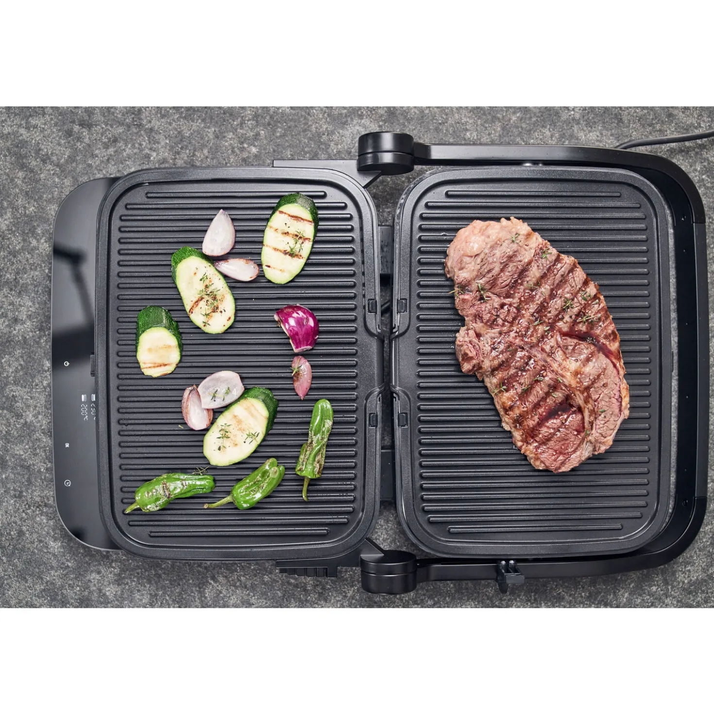 Kontaktgrill, Schwarz