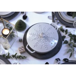 La Marmite Schneeflocke 24 cm, Gusseisen