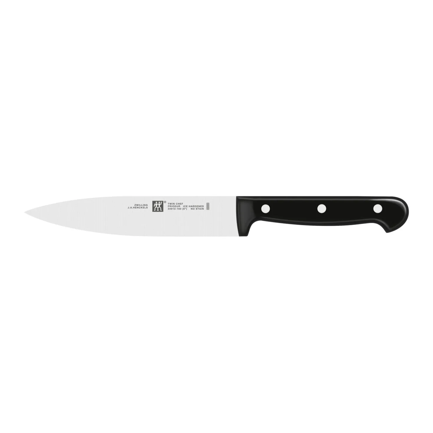 Messer & Messerblock Set, 5-tlg. / 10/16/20/30 cm, Schwarz/Braun, Sonderschmelze/Bambus