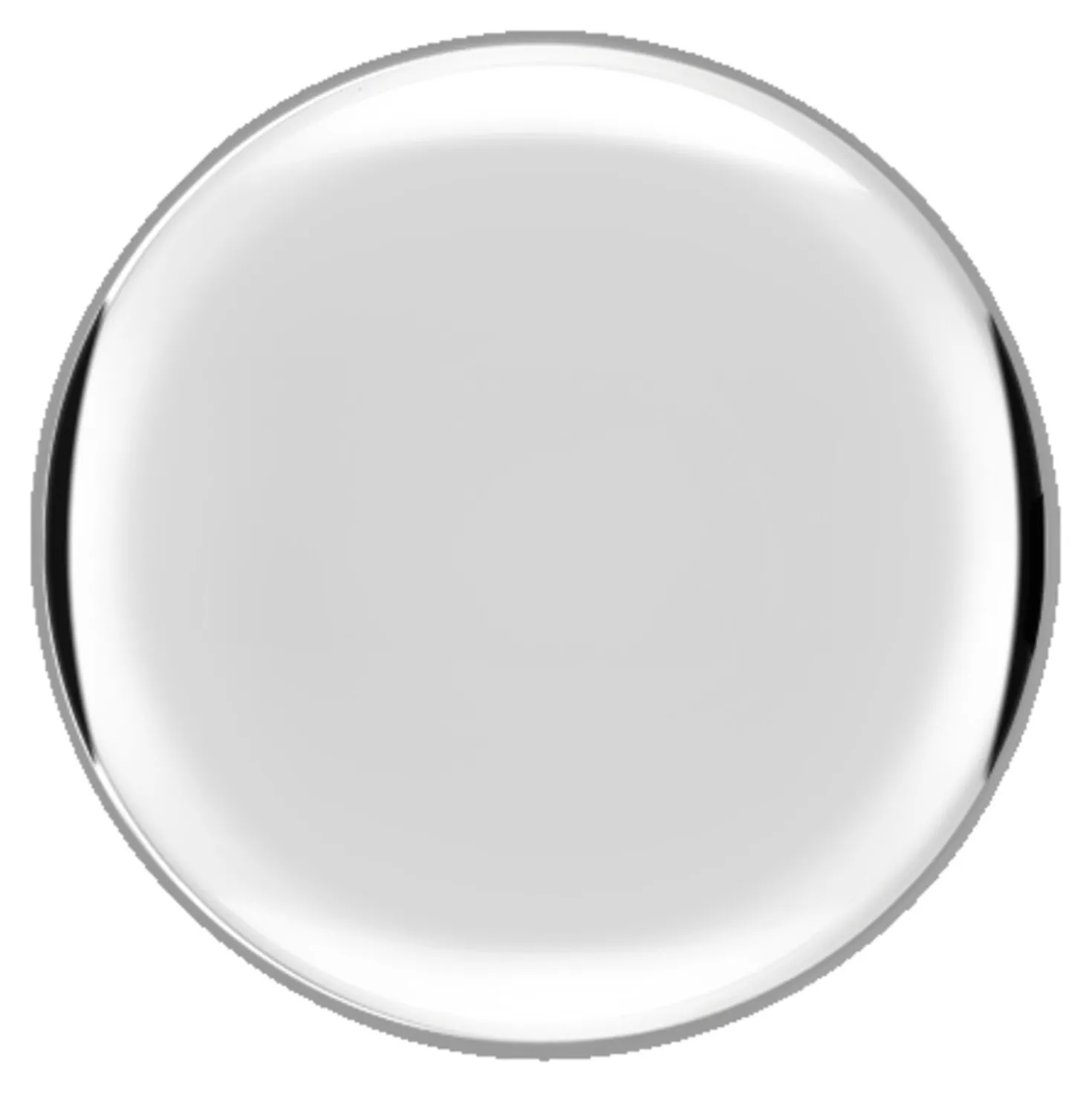 Nickelknauf groß 4 cm, Nickel