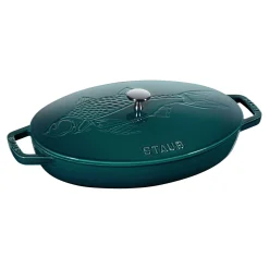 Ofenform Fisch 33 cm, oval, La-Mer, Gusseisen