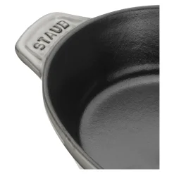 Ofenform mit Deckel 23 cm, oval, Graphit-Grau, Gusseisen