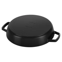 Paella-Pfanne 34 cm, Gusseisen, Schwarz