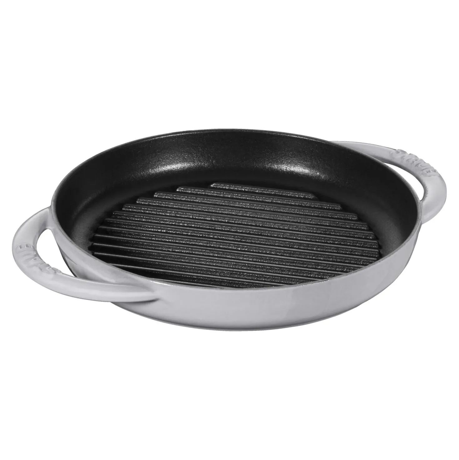 Pure Grill 23 cm, rund, Graphit-Grau, Gusseisen