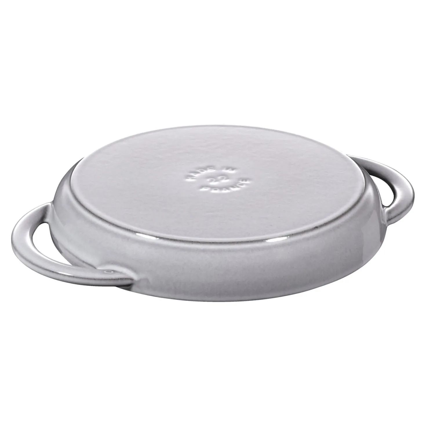 Pure Grill 23 cm, rund, Graphit-Grau, Gusseisen
