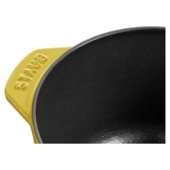 Reis-Cocotte 16 cm, rund, Citron, Gusseisen