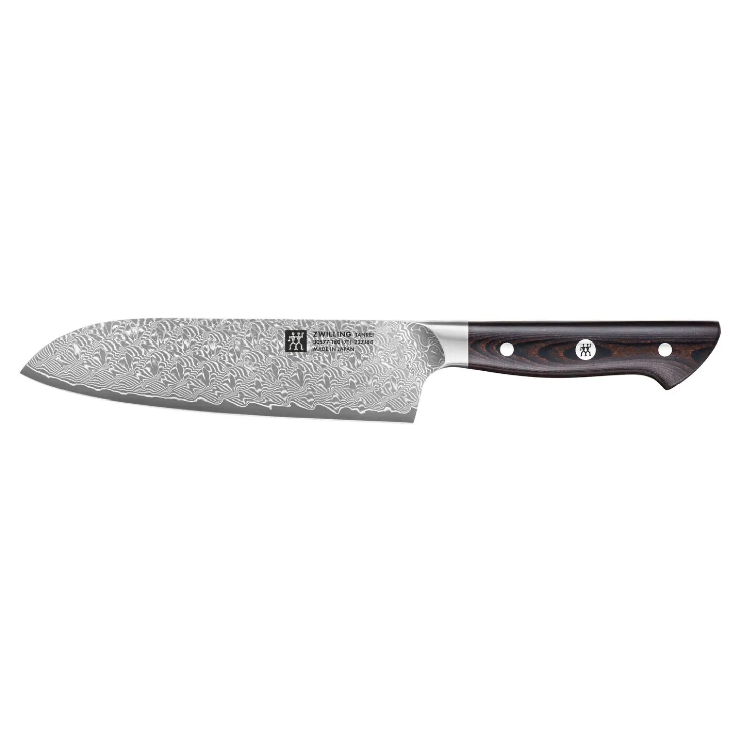 Santokumesser 18 cm, Glattschliff