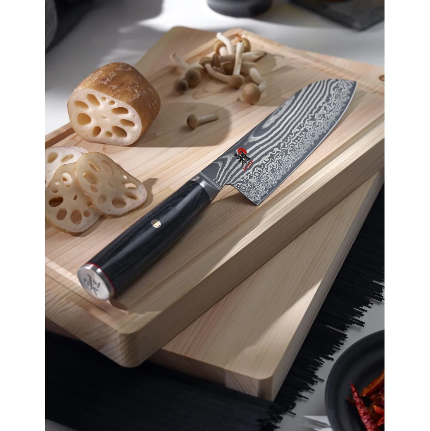 Santokumesser 18 cm, Glattschliff