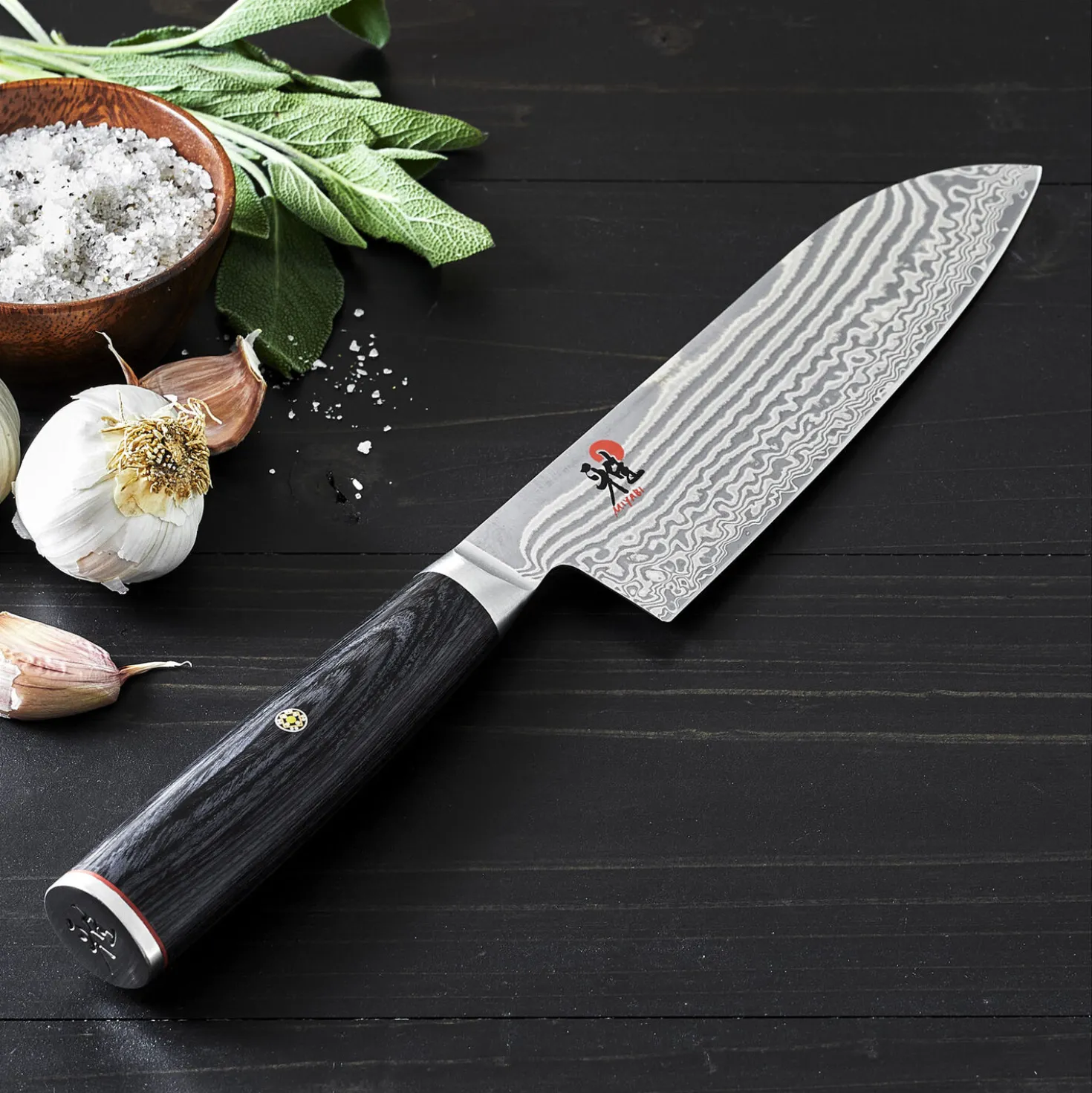 Santokumesser 18 cm, Glattschliff