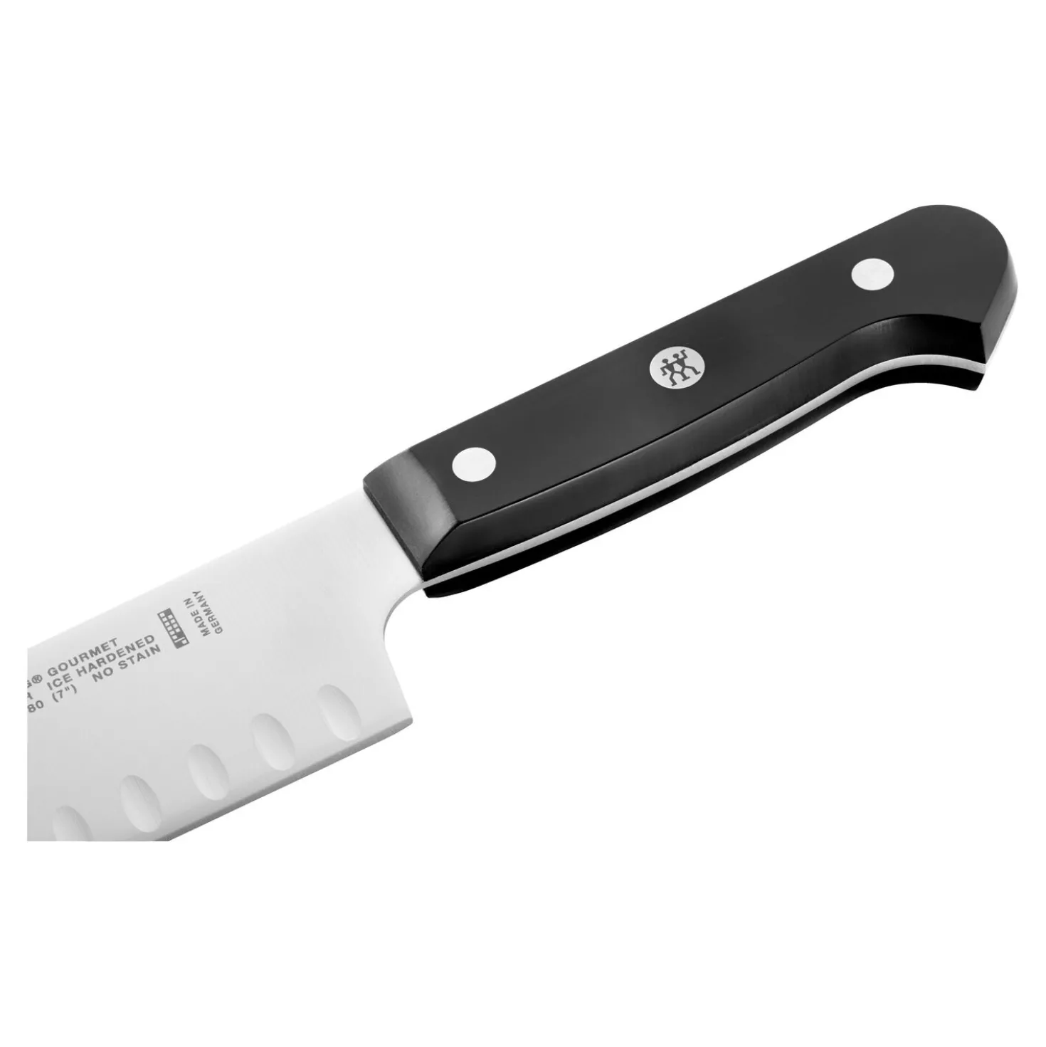 Santokumesser 18 cm, Kullenschliff