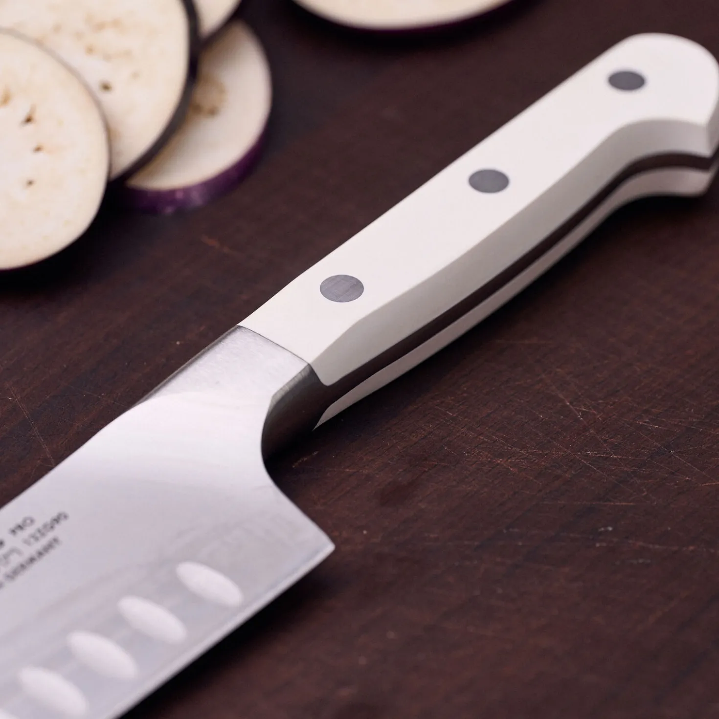 Santokumesser 18 cm, Kullenschliff