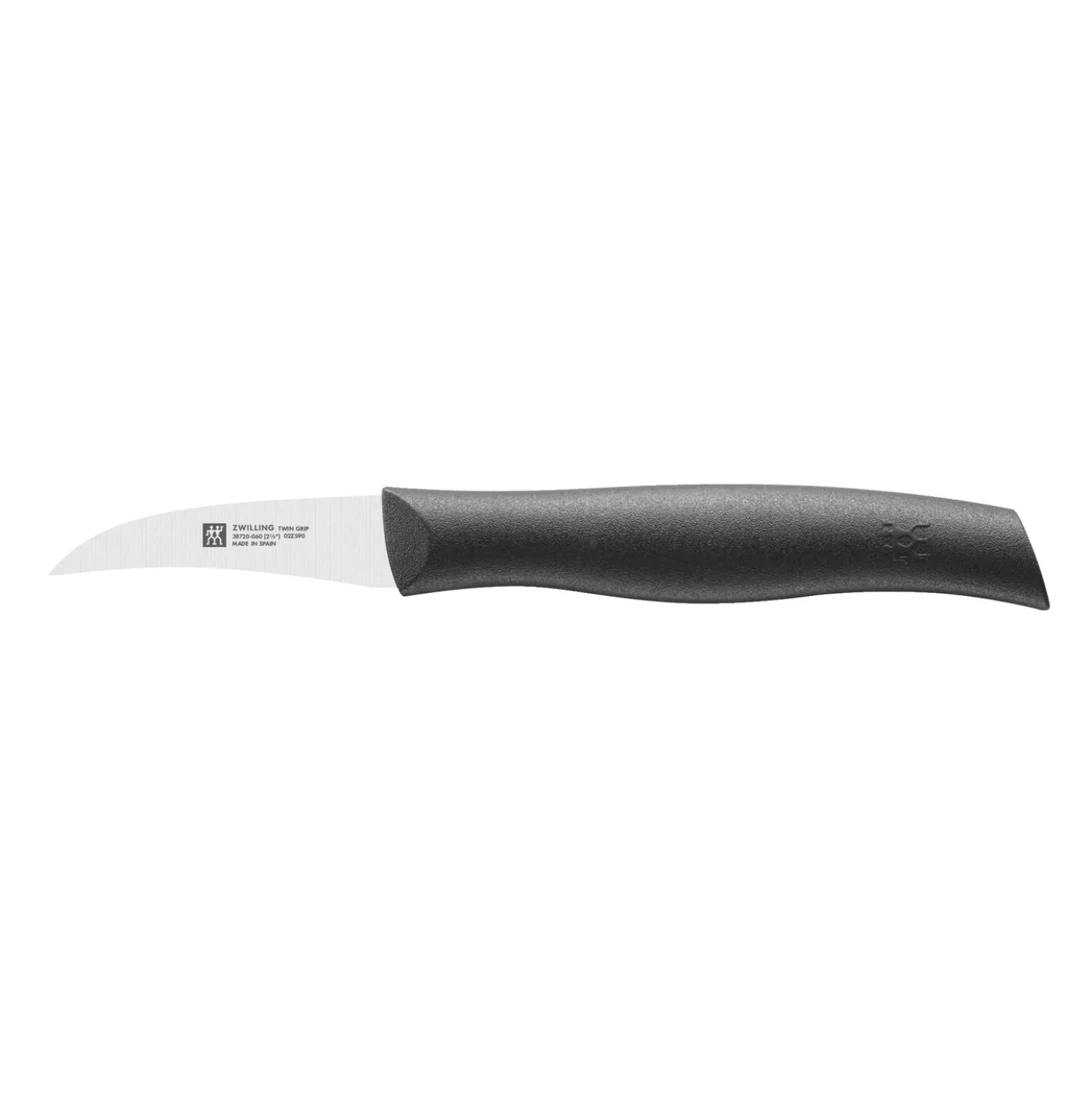 Schälmesser 6 cm, Schwarz